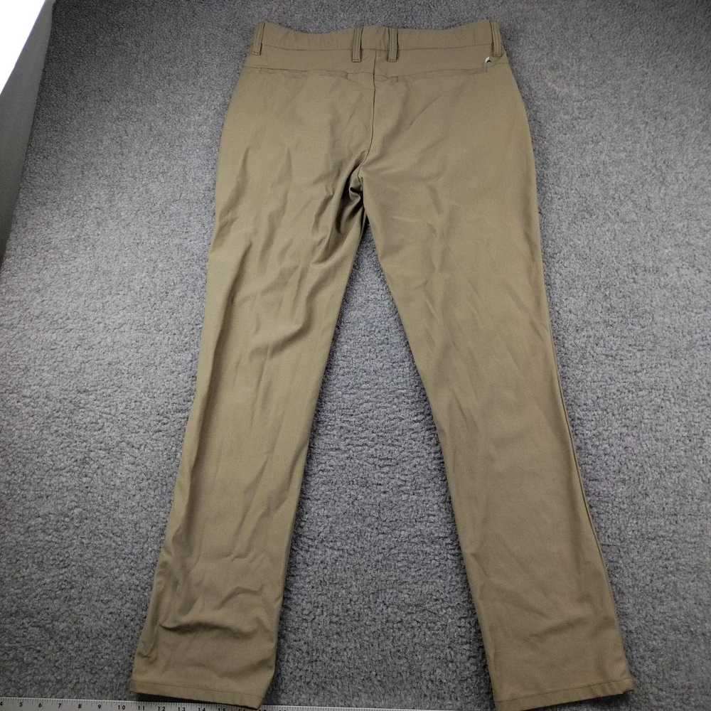 Tailor Vintage Pants Mens 34x32 New Canaan Slim Fit Tan Luxe Performance Stretch
